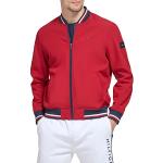 Vestes mi-saison Tommy Hilfiger rouges en caoutchouc respirantes Taille S look fashion pour homme 