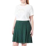 Tommy Hilfiger Vis Crepe Paisley Mini Skirt WW0WW36655 Jupes évasées, Vert (Small Hunter), 42 Femme