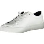 Chaussures de sport d'automne Tommy Hilfiger Flag blanches look fashion pour homme 