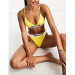 Bikinis triangle Tommy Hilfiger jaunes Taille XS pour femme en promo 