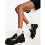 Chaussures casual Tommy Hilfiger noires en cuir à bouts ronds Pointure 37 look casual pour femme 