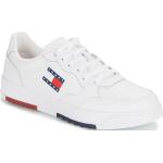 Baskets basses Tommy Hilfiger blanches Pointure 42 look casual pour homme en promo 