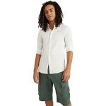 Chemises cintrées Tommy Hilfiger Original blanches bio à manches longues Taille 3 XL classiques pour homme en promo 
