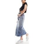 Jupes en jean Tommy Hilfiger bleues mi-longues Taille 3 XL classiques pour femme en promo 