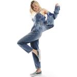 Combinaisons en jean Tommy Hilfiger bleues délavées Taille XXS classiques pour femme en promo 