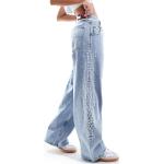 Jeans baggy Tommy Hilfiger bleus à logo délavés Taille XXS W28 L34 look casual pour femme 