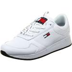 Chaussures de running Tommy Hilfiger Sport blanches en caoutchouc Pointure 42 look fashion pour homme en promo 