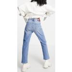 Jeans taille haute Tommy Hilfiger Harper bleus W30 L32 pour femme en promo 
