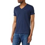 T-shirts Tommy Hilfiger Original bleus à manches courtes à manches courtes Taille XS look Hip Hop pour homme en promo 