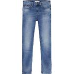 Jeans droits Tommy Hilfiger bleues claires en denim stretch W38 look Hip Hop pour homme en promo 