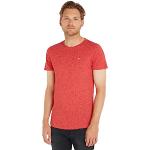 T-shirts Tommy Hilfiger rouges à manches courtes bio à manches courtes Taille 3 XL look Hip Hop pour homme en promo 