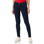 Jeans skinny Tommy Hilfiger bleues foncé en denim stretch W25 look Hip Hop pour femme en promo 