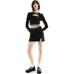 Jupes short Tommy Hilfiger noires en viscose Taille XXS classiques pour femme en promo 