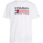 T-shirts Tommy Hilfiger Signature blancs en coton à manches courtes bio à manches courtes Taille XXL look fashion pour homme 