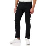 Jeans droits Tommy Hilfiger noirs en denim stretch W31 look Hip Hop pour homme en promo 