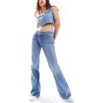 Jeans droits Tommy Hilfiger bleus délavés W27 L30 pour femme 