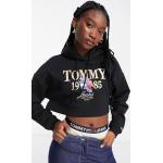 Sweats Tommy Hilfiger noirs à capuche Taille XL look casual pour femme en promo 