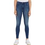 Jeans taille haute Tommy Hilfiger bleus en denim stretch W31 look Hip Hop pour femme en promo 