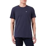 T-shirts Tommy Hilfiger bleus à manches courtes bio à manches courtes à col rond Taille XL look Hip Hop pour homme en promo 