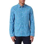 Chemises Tommy Hilfiger Essentials bleues à carreaux en popeline à carreaux Taille M look fashion pour homme 