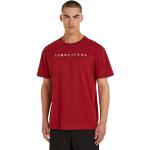 T-shirts fashion Tommy Hilfiger rouges à manches courtes Taille 5 XL plus size look casual pour homme en promo 