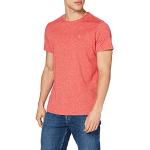 T-shirts Tommy Hilfiger rouges à manches courtes bio à manches courtes Taille XL look Hip Hop pour homme en promo 
