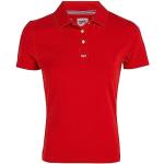 T-shirts fashion Tommy Hilfiger Essentials rouges à manches courtes Taille S classiques pour femme 