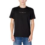 T-shirts d'automne Tommy Hilfiger noirs Taille XL pour homme 