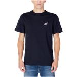 T-shirts d'automne Tommy Hilfiger bleus éco-responsable Taille XL look fashion pour homme 