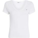 T-shirts Tommy Hilfiger blancs à manches courtes Taille XS pour femme 