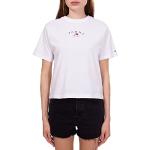 T-shirts Tommy Hilfiger Essentials blancs à manches courtes à manches courtes Taille S pour femme 