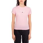 T-shirts Tommy Hilfiger roses à manches courtes à manches courtes Taille L look fashion pour femme 