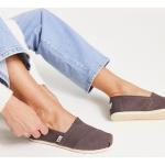 Chaussures casual Toms grises en toile Pointure 35,5 look casual pour femme en promo 