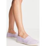 Chaussures casual Toms violettes en caoutchouc Pointure 35,5 look casual pour femme en promo 