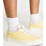 Baskets basses Toms jaunes en caoutchouc à lacets Pointure 36,5 look casual pour femme en promo 