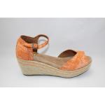 Sandales Toms orange Pointure 39 avec un talon jusqu'à 3cm pour femme en promo 