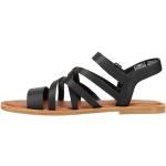 Sandales plates Toms noires Pointure 35,5 avec un talon jusqu'à 3cm look fashion pour femme 