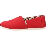 Chaussures casual Toms rouges Pointure 44 look casual pour homme 