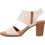 Sandales Toms en toile à bouts ouverts Pointure 35,5 look fashion pour femme 