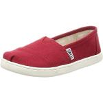 TOMS YOUTH ALPARGATA Red Canvas UK12.0