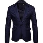 Vestes de costume bleus foncé Taille XXL look fashion pour homme 
