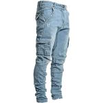 Jeans slim bleus stretch Taille XXL look fashion pour homme 