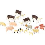Figurines d'animaux en plastique à motif moutons de 17 cm de la ferme en promo 