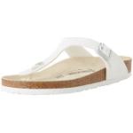 Tongs  Birkenstock Gizeh blanches Pointure 43 pour femme 