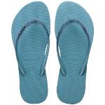 Tongs  Havaianas bleues Pointure 40 style marin pour femme 