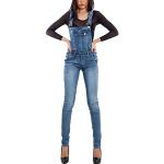 Salopettes en jean bleues Taille XL look fashion pour femme 