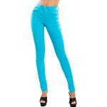 Jeans slim turquoise Taille M look fashion pour femme 