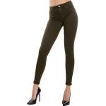 Jeans slim verts Taille XS look fashion pour femme 
