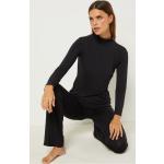 T-shirts col roulé Etam noirs à manches longues à col roulé Taille XL pour femme 