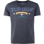 T-shirts tunique Top Gun gris foncé Top Gun Taille S classiques pour femme 